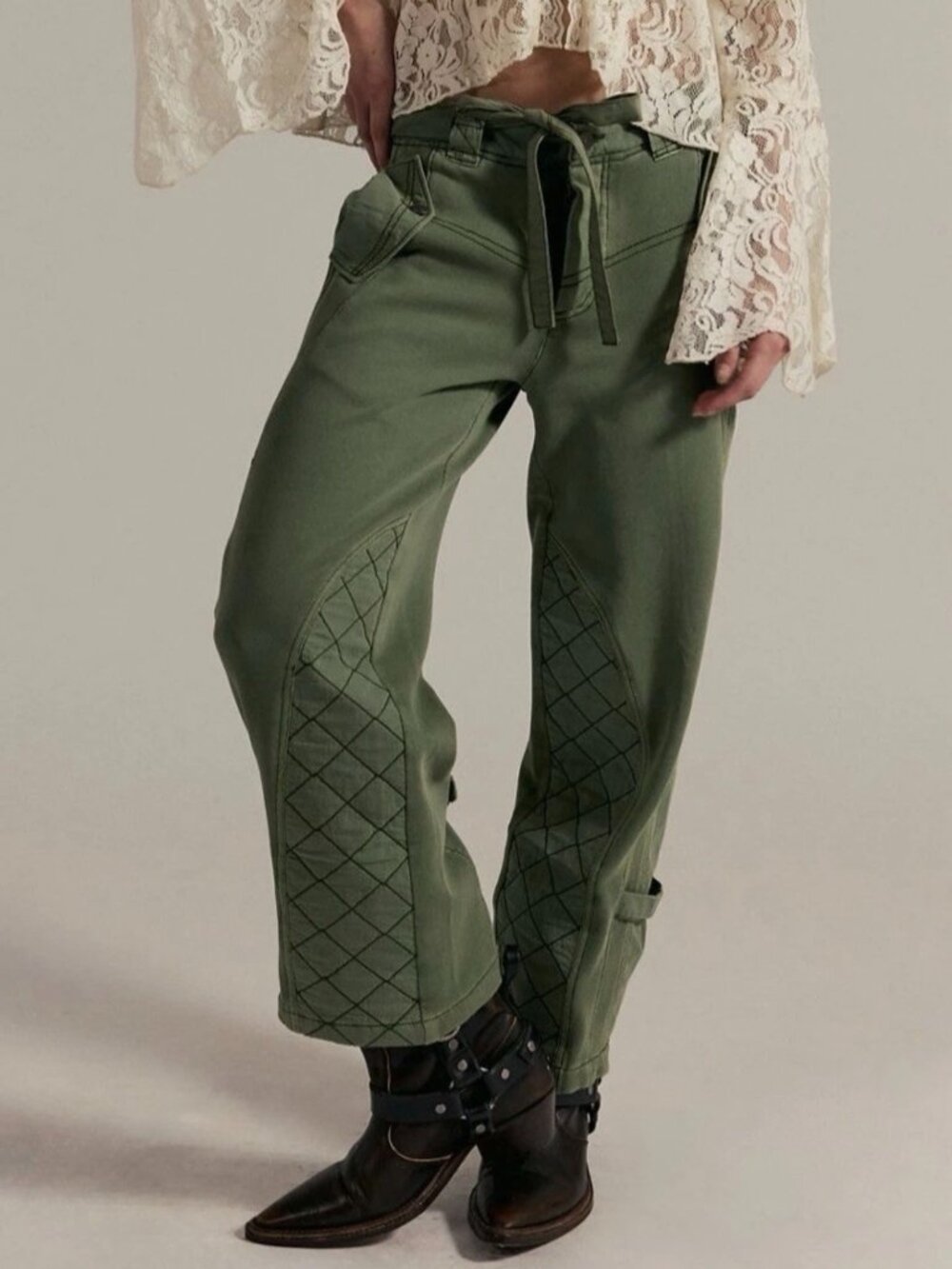 Free People We The Free Safari Sun Cropped Pants